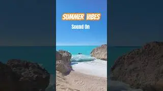 Kavalikefta Beach Lefkada | Unreal Turquoise Water 🇬🇷 | #shorts #beachvibes #greece