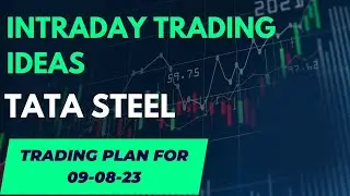 Tata steel intraday trading analysis by @crediwealth  On 09-08-23