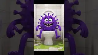 Purple Virus Wrecks City! 😈 || How marvels kill him? 🎯 #viruses #viralshorts2025  #marvels #ai