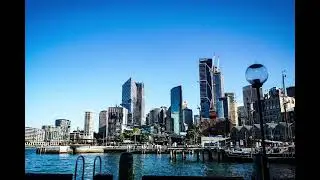 Sydney Skyline from Circular Quay, Sydney, NSW, Australia