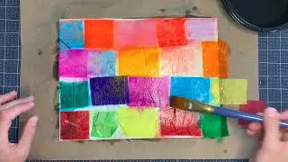 Tissue Paper Bleed Art