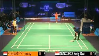 D1 - MS - Sony Dwi KUNCORO vs Tommy SUGIARTO - 2013 Badminton Superseries Final