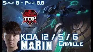 TOP MaRin CAMILLE vs ORNN Top - Patch 8.8 KR Ranked