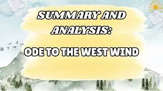 ODE TO THE WEST WIND