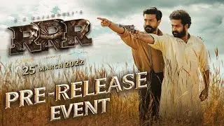 RRR Pre Release Event LIVE | Ram Charan | NTR | Rajamouli | Manastars