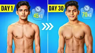 जल्दी वजन बढ़ाने का असरदार तरीका - Gain Weight 10X Faster at Home (Diet and Workout) | Rewirs
