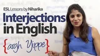 Using  Interjections in English &ndash; Free English Lesson