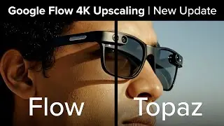 New Google Flow 4K Upscaling Update vs Topaz Video AI &ndash; Details vs Stability horizintal