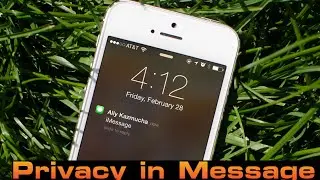 How To Turn Off iMessage / Message Previews?! | #iPhoneProblemz ;)