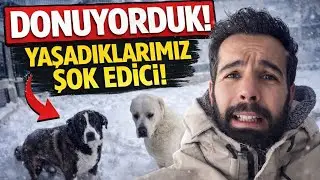 ÇİFTLİĞİ KAR BASTI - MAHSUR KALDIK !