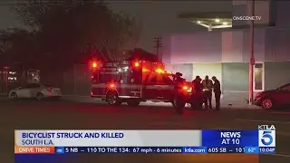 Bicyclist killed in South Los Angeles