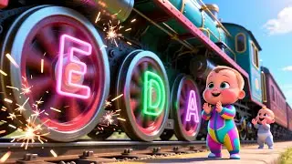 Train Ride ABC Journey 🚂🔤🍼 | Kids Fantasy Song | Learn Letters A to Z