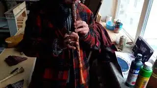 Slavonic Shawm - Reconstructed Medieval Musical Instrument of 12th century