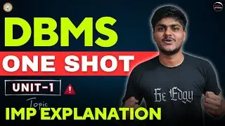 Database Management System | DBMS BCS501 | Unit-1 PYQ solution | Aktu Exam | 3rd Year | Most Imp