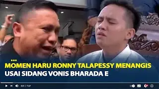 Momen Ronny Talapessy Menangis Usai Sidang Vonis Bharada E, Ronny: Tuhan Kabulkan Doa Orang Kecil