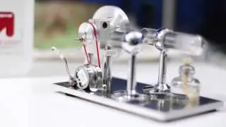 SunnyTech Stirling Engine SC001, Demonstration / Review