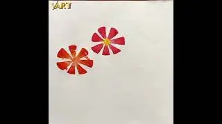 How to do vegetable printing with potato and leaf by fabric paint.