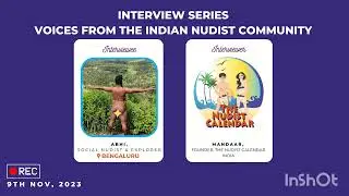 Ep 1 - Abhi's Interview - Social nudist & explorer | The Nudist Calendar