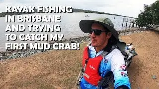 Kayak fishing and crabbing in Brisbane, Queensland