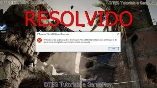 RESOLVIDO windows n&atilde;o pode encontrar steam exe