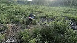 Deep forest ride in Japan. Kawasaki KLX230 & KLX125 off road motorcycle【Life in Japan】