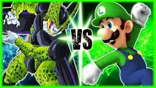 Perfect Cell Vs Luigi