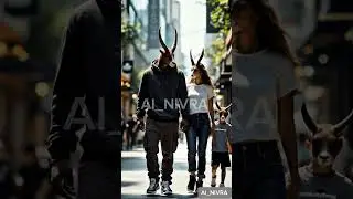 Walking the Streets in Style: Humanoid Animals #shorts #animals