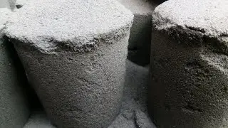 ASMR super duper silky soft pure sand water crumbling paste play relaxing sound plz subscribe