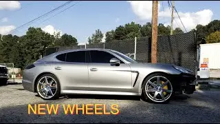 2010 Porsche Panamera Rebuild Part 2. New Vossen 22