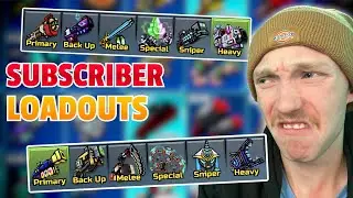 3CAT WITH FIXED DELAY🤮 | Using SUBSCRIBER LOADOUTS in Pixel Gun 3D
