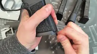 P365 OEM magwell with a 1911 grip angle like our commander grip modules!
