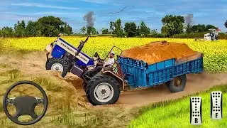Heavy Tractor Trolley Cargo Simulator 3D - Offroad Transport Driver - Android Gameplay #EP1