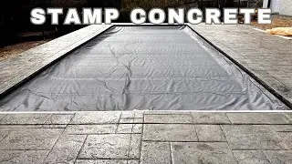 Beautiful Stamp Concrete Patio pour
