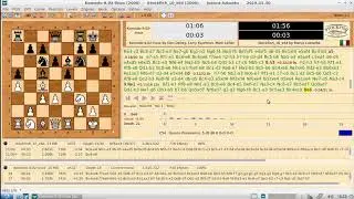 Arena Chess GUI - Komodo 9 vs. Stockfish 10 (Blitz)