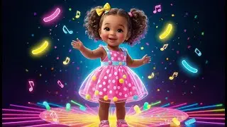 Glow Stick Party for Kids | Colorful Dance Song | 3D Fun Lights & Learning Rhyme