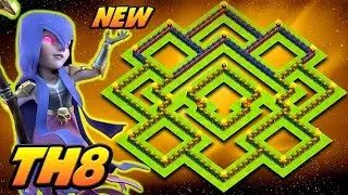 BEST TH8 FARMING BASE 2017 / 2018!!! - TOWN HALL 8 HYBRID BASE 2017! - CLASH OF CLANS