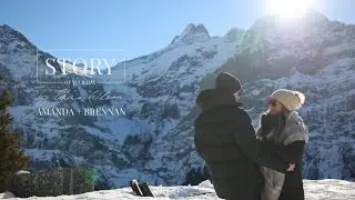 A Beautiful Swiss Mountain Proposal in the Jungfrau Region.