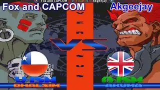 Street Fighter Alpha 3 - Fox and CAPCOM vs Akgeejay FT10