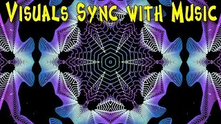Dreamstate Logic - Etheric Echoes on Visual syncronized with Music