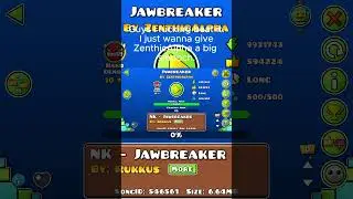 First Hard Demon W  #geometrydash #Jawbreaker #GD #HardDemon