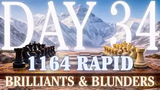 I had mate in 1then lost but still hit 1164 ELO | Brilliants and Blunders