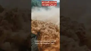 India Releases Water from Baglihar Dam | Flood Alert #flood