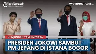 Presiden Jokowi Sambut Kunjungan Resmi PM Jepang Yoshihide Suga di Istana Bogor