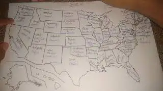 USA political map states and their capitals