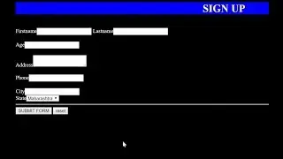 Form Creation in HTML with CSS.