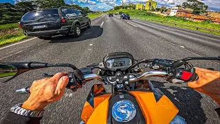 ACELERANDO FORTE NA RODOVIA DE TITAN 190 COM DORE 🔥 *Véspera da véspera 