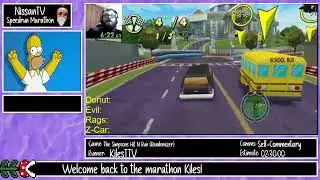 NissanTV Speedrun Marathon #2 | The Simpsons Hit'N'Run (Randomizer) - KilesTTV