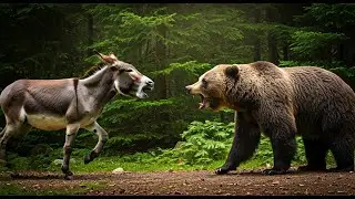 Donkey vs Grizzly: The Ultimate Wilderness Battle