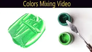 How To Mix Green And Light Green Make Metallic Green Color