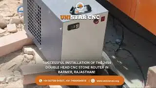 Successful Installation |  2454 Double Head CNC Stone Router | Barmer @Rajasthan #machine